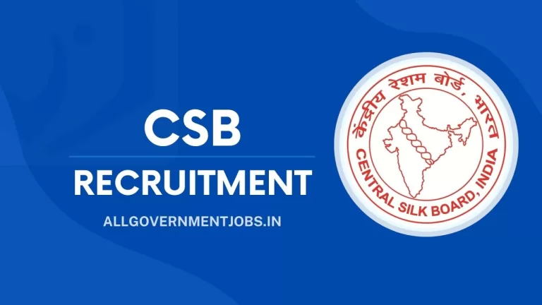 CSB Jobs: ಸೆಂಟ್ರಲ್‌ ಸಿಲ್ಕ್‌ ಬೋರ್ಡ್‌ನಲ್ಲಿ ಉದ್ಯೋಗ; 122 ಹುದ್ದೆಗಳಿಗೆ ಅರ್ಜಿ ಆಹ್ವಾನ, ಈಗಲೇ ಅಪ್ಲೈ ಮಾಡಿ 6